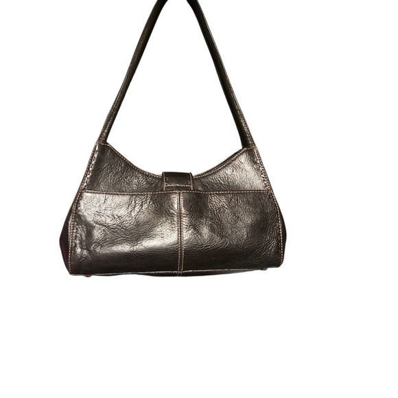 Fossil Black Leather Shoulder Bag One Size - Picture 2 of 16